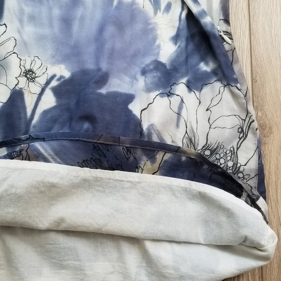 Esprit sleeveless floral mini dress, sz 0 - Picture 4 of 5